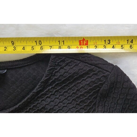 APT. 9 A-line Black Dress With Pockets Short Sleeve Mini Party Dress Size Small - Picture 4 of 10